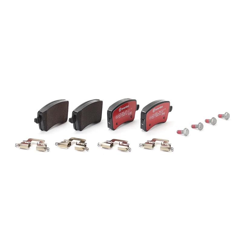 Jeu de 4 plaquettes de frein arrière BREMBO P 85 099X - Visuel 1