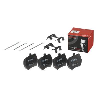 Jeu de 4 plaquettes de frein avant BREMBO P 52 002 pour INNOCENTI MINI 1,0 - 44cv