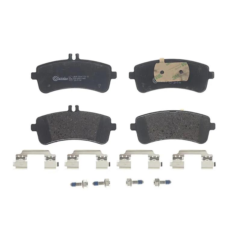 Jeu de 4 plaquettes de frein arrière BREMBO P 50 132 - Visuel 2
