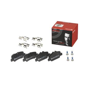 Jeu de 4 plaquettes de frein arrière BREMBO [P 06 090]