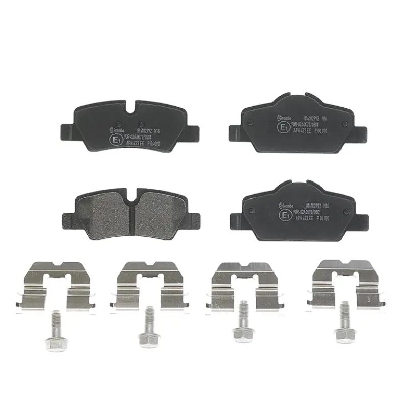 Jeu de 4 plaquettes de frein arrière BREMBO P 06 090 - Visuel 2