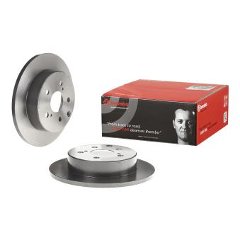 Jeu de 2 disques de frein arrière BREMBO [08.A429.11]