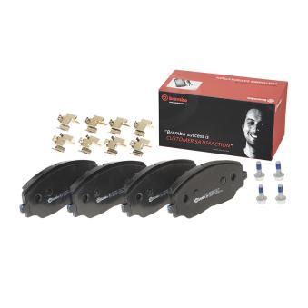 Jeu de 4 plaquettes de frein avant BREMBO P 85 176 pour VOLKSWAGEN ATLAS 3.6 FSi 4motion - 249cv