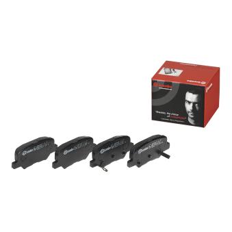 Jeu de 4 plaquettes de frein arrière BREMBO OEM 4605B805
