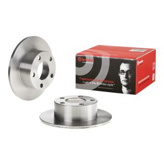 Jeu de 2 disques de frein arrière BREMBO 08.5743.14 pour VOLKSWAGEN PASSAT 1.9 TDI - 110cv