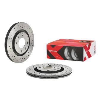 Jeu de 2 disques de frein avant BREMBO OEM E169002