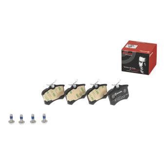 Jeu de 4 plaquettes de frein arrière BREMBO [P 68 024]