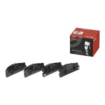 Jeu de 4 plaquettes de frein avant BREMBO OEM 4434817