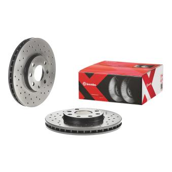 Jeu de 2 disques de frein avant BREMBO OEM 95526647