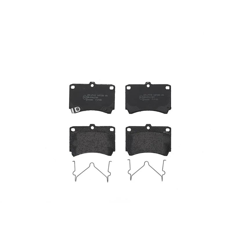 Jeu de 4 plaquettes de frein avant BREMBO P 49 016 - Visuel 2