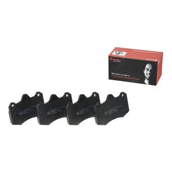 Jeu de 4 plaquettes de frein avant BREMBO P 68 051 pour LOTUS EVORA 3.5 430 - 436cv
