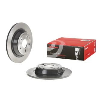 Jeu de 2 disques de frein arrière BREMBO 08.N257.41 pour MAZDA RX 2.0 EcoBlue - 120cv