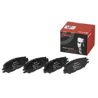 Jeu de 4 plaquettes de frein arrière BREMBO OEM 0449250020