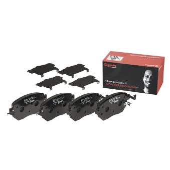 Jeu de 4 plaquettes de frein avant BREMBO OEM D10609CA0A