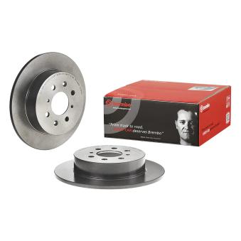 Jeu de 2 disques de frein arrière BREMBO 08.5803.41 pour HONDA CIVIC 1.6 i - 110cv