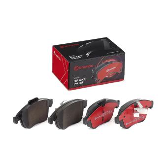 Jeu de 4 plaquettes de frein avant BREMBO OEM 410607585R