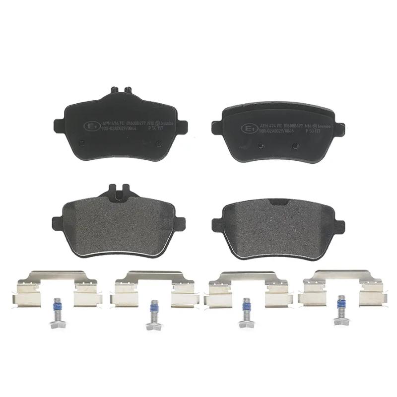 Jeu de 4 plaquettes de frein arrière BREMBO P 50 117 - Visuel 2