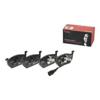 Jeu de 4 plaquettes de frein avant BREMBO P 85 137 pour PORSCHE 924 1.6 - 110cv