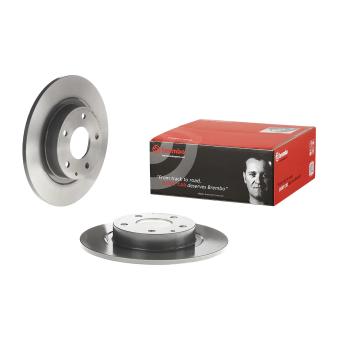 Jeu de 2 disques de frein arrière BREMBO 08.C423.11 pour MAZDA 6 2.2 D - 184cv