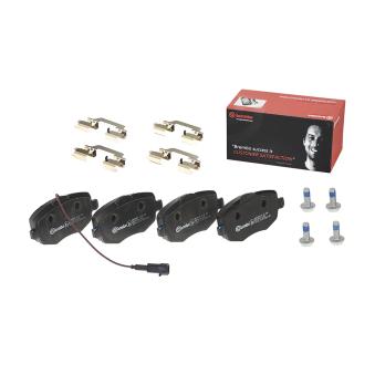Jeu de 4 plaquettes de frein avant BREMBO OEM 77364331