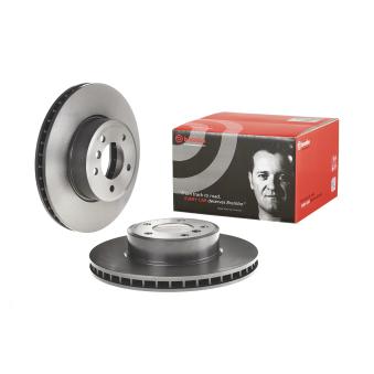 Jeu de 2 disques de frein avant BREMBO 09.9172.11 pour BMW Série 5 525 i - 218cv
