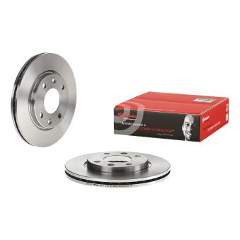 Jeu de 2 disques de frein avant BREMBO 09.5196.14 pour PEUGEOT PARTNER 1.9 D - 70cv