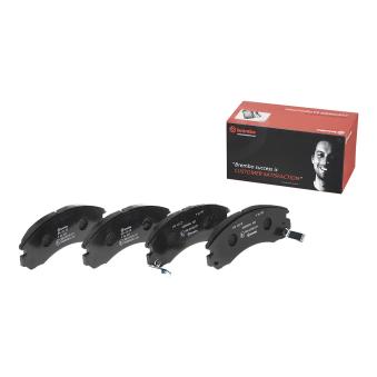 Jeu de 4 plaquettes de frein avant BREMBO [P 54 017]