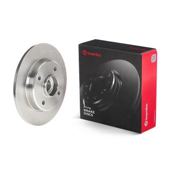 Jeu de 2 disques de frein arrière BREMBO 08.D205.17 pour DS DS 7 PureTech 110 - 110cv