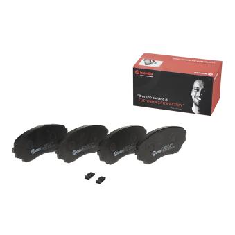 Jeu de 4 plaquettes de frein avant BREMBO [P 49 028]