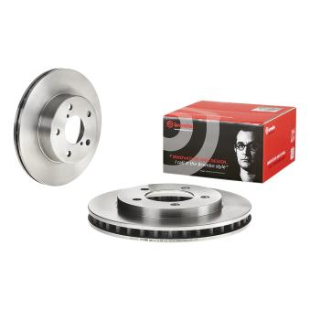 Jeu de 2 disques de frein avant BREMBO OEM 26310aa001