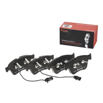 Jeu de 4 plaquettes de frein avant BREMBO P 05 003 pour BENTLEY CONTINENTAL 6.0 FLEX - 575cv