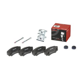 Jeu de 4 plaquettes de frein arrière BREMBO [P 23 093]