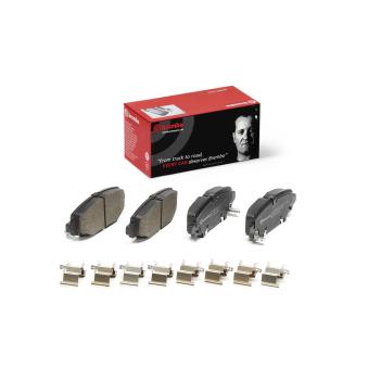 Jeu de 4 plaquettes de frein arrière BREMBO OEM 68385238AA