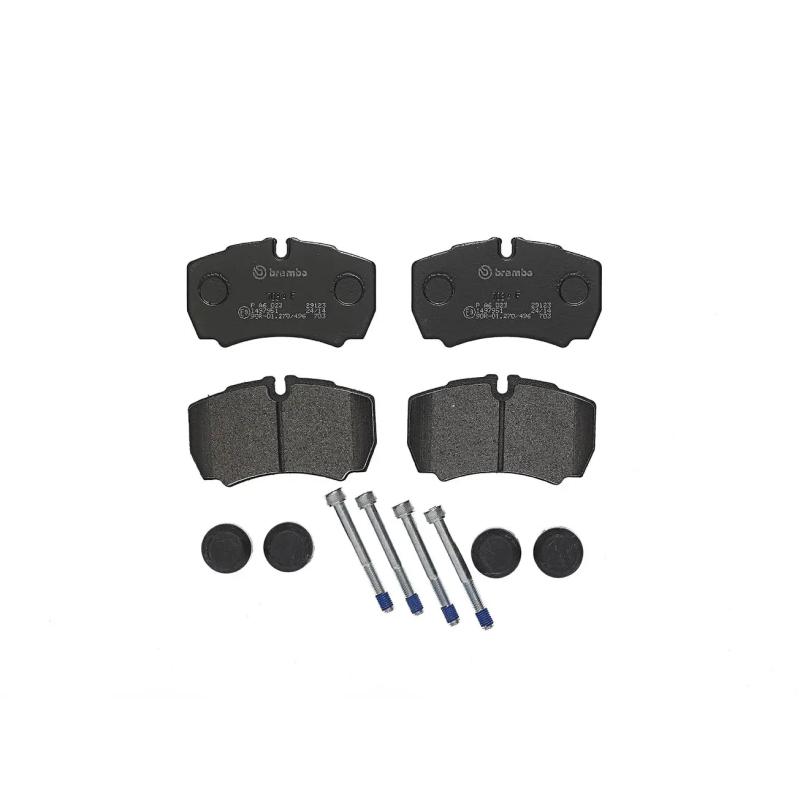 Jeu de 4 plaquettes de frein arrière BREMBO P A6 023 - Visuel 2