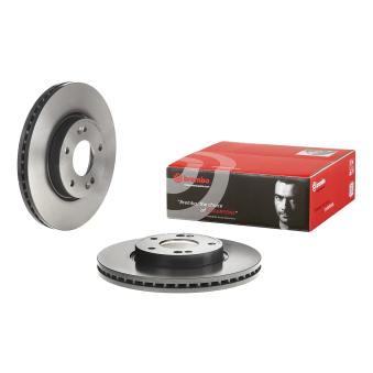 Jeu de 2 disques de frein avant BREMBO 09.D624.11 pour AUDI 80 1.5 - 110cv