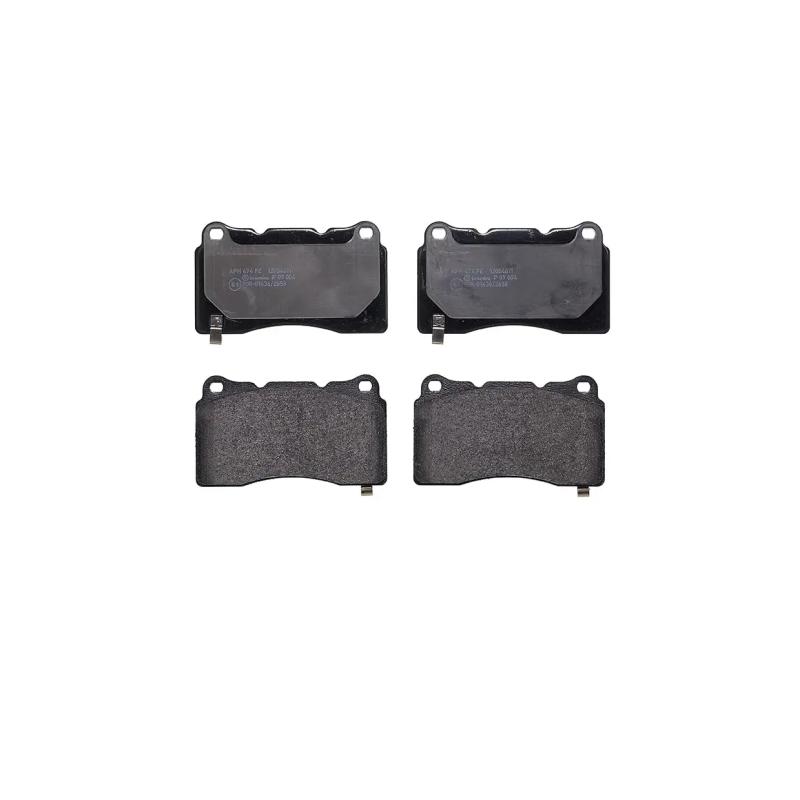 Jeu de 4 plaquettes de frein avant BREMBO P 09 004 - Visuel 2