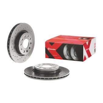 Jeu de 2 disques de frein avant BREMBO 09.9167.1X