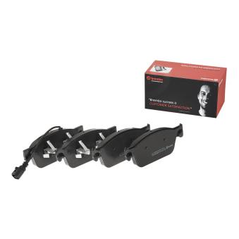 Jeu de 4 plaquettes de frein avant BREMBO P 85 141 pour OPEL COMBO 2.0 TDI - 110cv