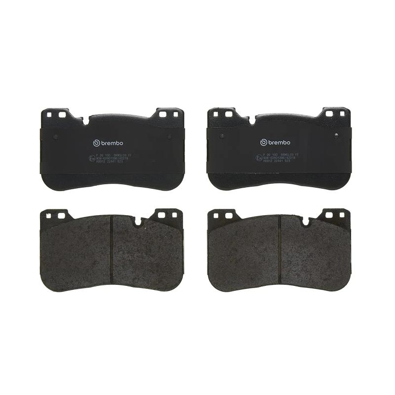 Jeu de 4 plaquettes de frein avant BREMBO P 06 100 - Visuel 2