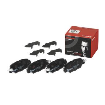 Jeu de 4 plaquettes de frein arrière BREMBO [P 49 053]