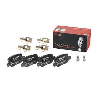 Jeu de 4 plaquettes de frein arrière BREMBO [P 50 058]
