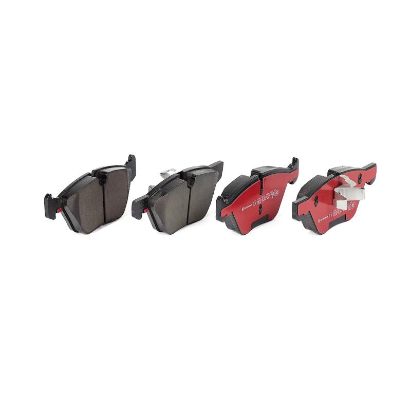 Jeu de 4 plaquettes de frein avant BREMBO P 06 040X - Visuel 1