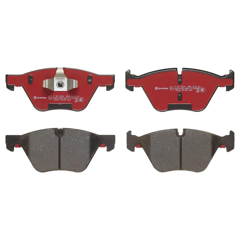 Jeu de 4 plaquettes de frein avant BREMBO P 06 040X - Visuel 2