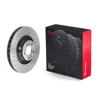 Jeu de 2 disques de frein avant BREMBO OEM 4F0615301F