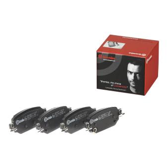 Jeu de 4 plaquettes de frein arrière BREMBO OEM D2Y12643Z