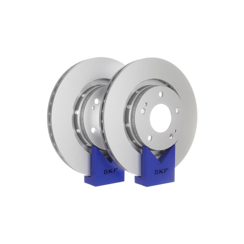 Jeu de 2 disques de frein avant SKF VKBD 80127 V2 - Visuel 1