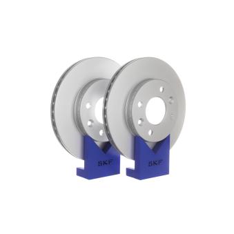 Jeu de 2 disques de frein arrière SKF VKBD 80195 V2 pour KIA SHUMA 1.8 - 110cv