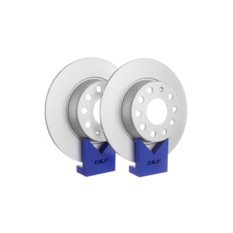 Jeu de 2 disques de frein arrière SKF VKBD 90041 S2 pour RENAULT DUSTER 1.6 - 110cv