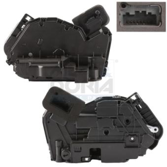 Serrure de porte arrière gauche MEAT & DORIA OEM 5NA839015A