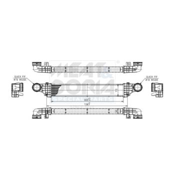 Refroidisseur d'air de suralimentation MEAT & DORIA OEM 2115001002